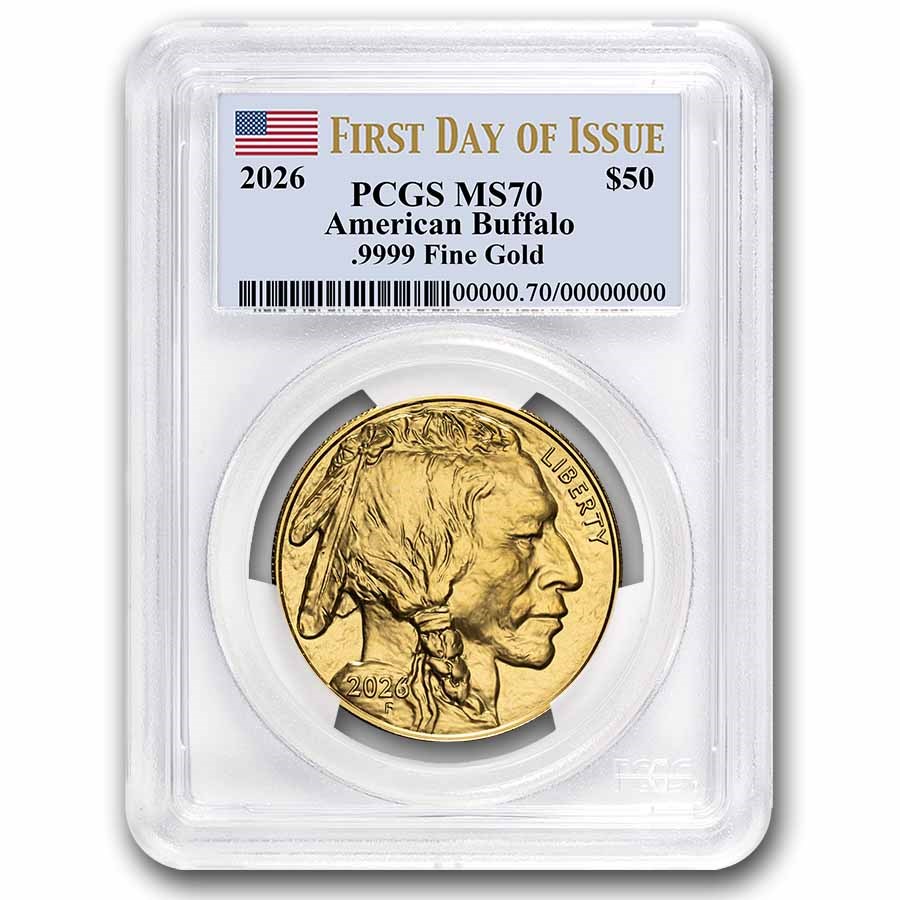 2026 1 oz Gold Buffalo MS-70 PCGS (First Day of Issue)